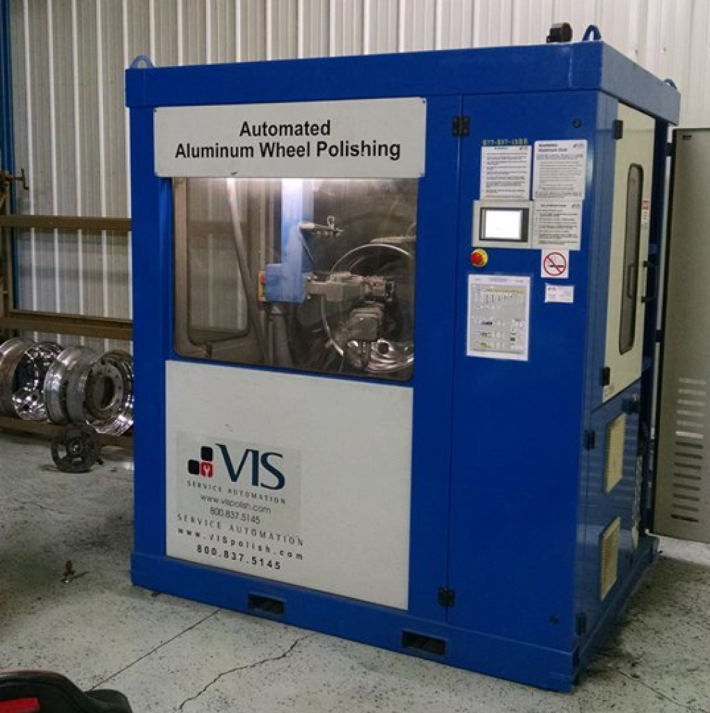 VIS robotic wheel polishing machine